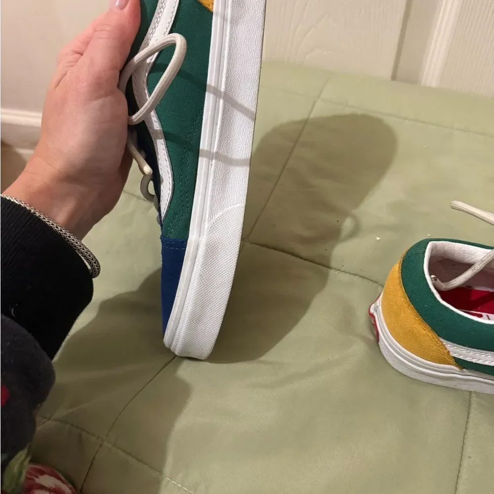 Vans Blue and Green Sneakers YACHT CLUB OLD SKOOL